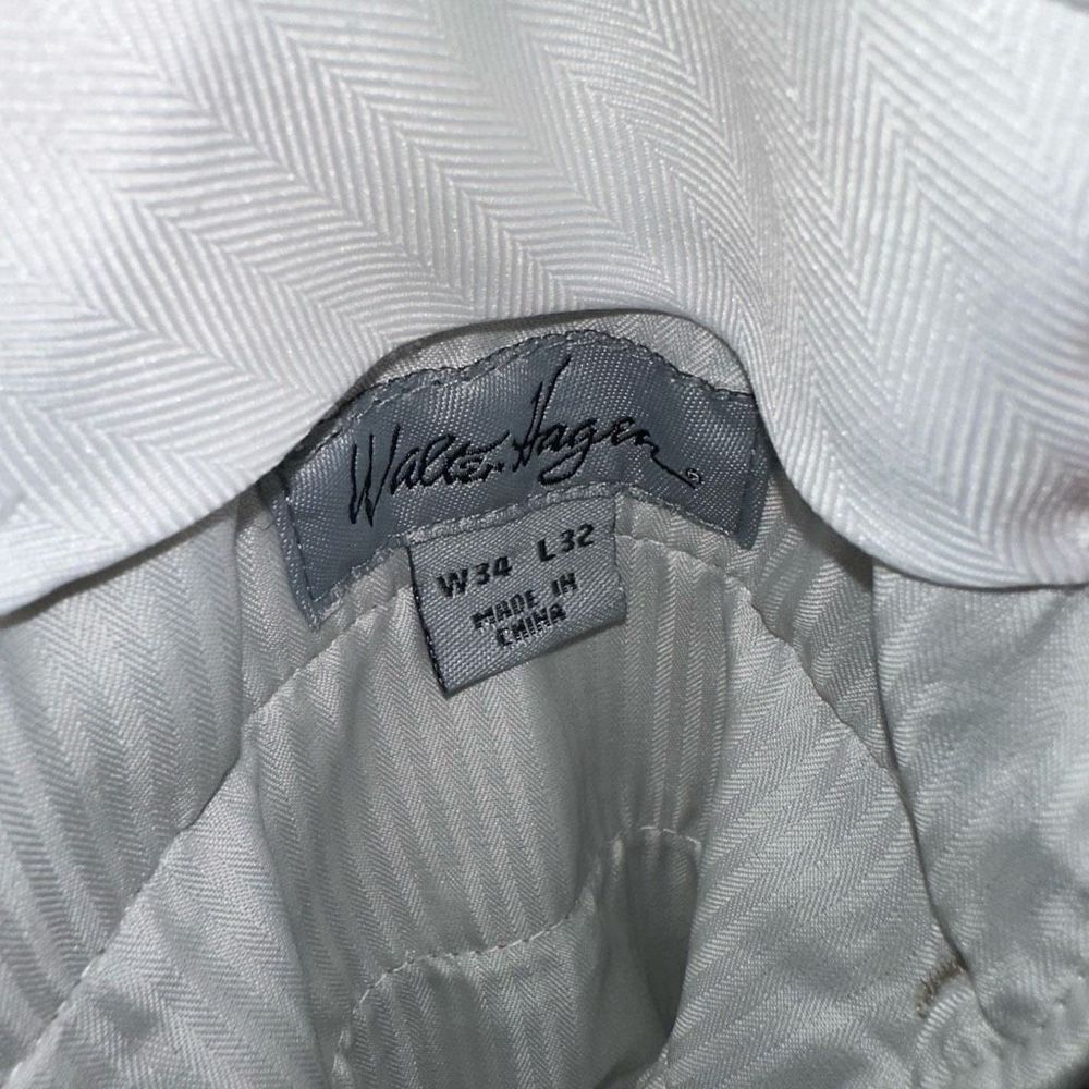 walter hagen men beige performance dress golf pants 34x32 - Picture 8 of 9